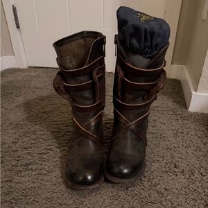 Freebird Brown Bootie Size 9